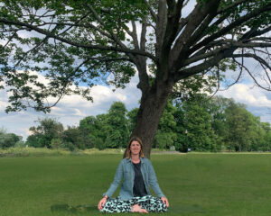 Yoga im Treptower Park - am Karpfenteich